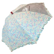 子供用傘 Orange Bonbon(オレンジボンボン) ミニフラワー Lサイズ 55cm 手開き式 透明窓付き(1面) 手開き式 ブルー 6731605-004-05-9