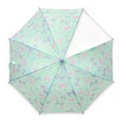 子供用傘 Orange Bonbon(オレンジボンボン) リボン Mサイズ 50cm 手開き式 透明窓付き グリーン 6731606-003-10-5