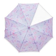 子供用傘 Orange Bonbon(オレンジボンボン) リボン Lサイズ 55cm 手開き式 透明窓付き パープル 6731606-004-13-3