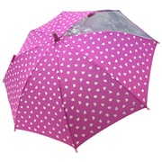 子供用傘 Orange Bonbon(オレンジボンボン) Color Change Umbrella ハート Lサイズ 55cm 手開き式 透明窓付き(1面) ピンク 6731607-004-06-4