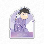 おそ松さん ダイカットステッカー パジャマ Ver. 一松 [キャラクターグッズ]