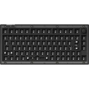 Keychron V1 QMK カスタム・メカニカルキーボード ベアボーン（ベースのみ） ノブバージョン RGB - JIS配列（テンキーレス） / フロステッドブラック（半透明） V1-Z3-JIS