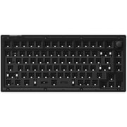 Keychron V1 QMK カスタム・メカニカルキーボード ベアボーン(ベースのみ) ノブバージョン RGB - US配列(テンキーレス) / フロステッドブラック(半透明) V1-Z3-US