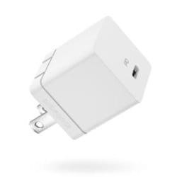 超高速 充電器 コンセントプラグ cube 30W 1C ホワイト D0081WH