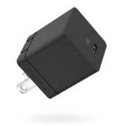 超高速 充電器 コンセントプラグ cube 30W 1C ブラック D0081BK