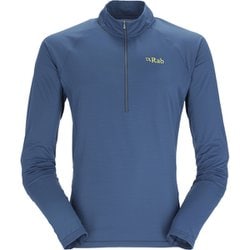 ソニックLSジップ メンズ カットソー Nightfall Blue Lサイズ(日本：XLサイズ) QBL-03