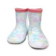 水彩リボンレインシューズ 21cm ブルー 8731504-021-05-6