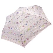 折りたたみ傘 キラキラガーランド フリー 55cm 手開き式 6本骨 ピンク 8731611-006-06-9