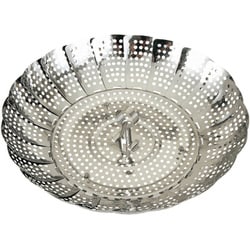 Kai Kitchen ステンレス 大型 フリーサイズ 蒸し器 18～28cm用 DH8070