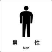 6300001018 [JIS標識ピクトサイン 男性]