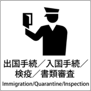 6300001088 [JIS標識ピクトサイン 出国手続/検疫/書類審査]