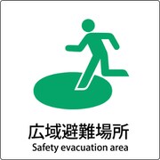 6300001114 [JIS標識ピクトサイン 広域避難場所]
