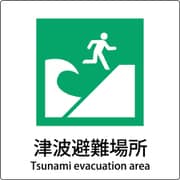 6300001116 [JIS標識ピクトサイン 津波避難場所]