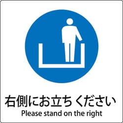 6300001153 [JIS標識ピクトサイン 右側にお立ちください]
