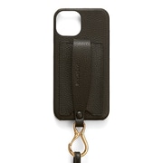 Ha-2208-500BK [iPhone 14 用 カラバッシュストラップケース]