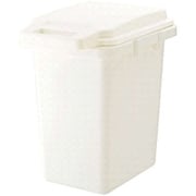 BED015 [ゴミ箱 33L 抗菌 防臭 パッキン 密閉 臭わない ふた付き ロック機能 ハンドル 抗菌ペール ごみ箱 ダストボックス ホワイト]