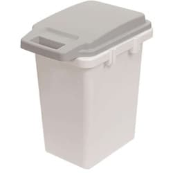 ゴミ箱 47L 抗菌 防臭 パッキン 密閉 臭わない ふた付き ロック機能 ハンドル 抗菌ペール ごみ箱 ダストボックス グレー BED018