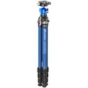 カーボン三脚+自由雲台セット Mr.Yシリーズ ブルー LY-224C+LH-25R(BL)