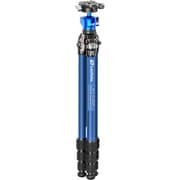 カーボン三脚+自由雲台セット Mr.Yシリーズ ブルー LY-224C+LH-25R(BL)