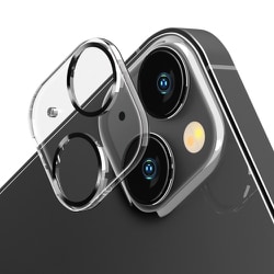 PG-22RCLG09BK [iPhone 14/14 Plus用 カメラフルプロテクター クリア/ブラック]