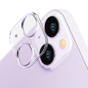 PG-22RCLG10PP [iPhone 14/14 Plus用 カメラフルプロテクター クリア/パープル]