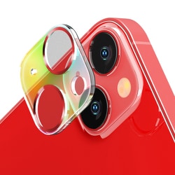 PG-22RCLG17RD [iPhone 14/14 Plus用 カメラフルプロテクター オーロラ/レッド]