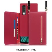 WORK50FJ-RS-FARNX9 [LOOF SHOULDER arrows NX9 F-52A用 クラッチバッグ型スマホショルダーケース ロングストラップ＆カードポケット付き ダスティローズ]