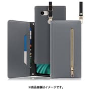WORK50GG-GY-PX3 [LOOF SHOULDER Google Pixel 3用 クラッチバッグ型スマホショルダーケース ロングストラップ＆カードポケット付き グレー]
