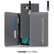 WORK50GG-GY-PX3XL [LOOF SHOULDER Google Pixel 3 XL用 クラッチバッグ型スマホショルダーケース ロングストラップ＆カードポケット付き グレー]