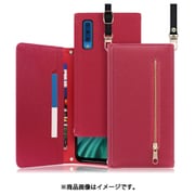 LOOF SHOULDER Galaxy A7用 クラッチバッグ型スマホショルダーケース ロングストラップ&カードポケット付き ダスティローズ WORK50GX-RS-A7