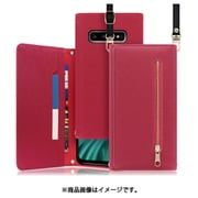 LOOF SHOULDER Galaxy S10用 クラッチバッグ型スマホショルダーケース ロングストラップ&カードポケット付き ダスティローズ WORK50GX-RS-S10