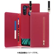 WORK50MT-RS-MG8 [LOOF SHOULDER motorola moto g8用 クラッチバッグ型スマホショルダーケース ロングストラップ＆カードポケット付き ダスティローズ]