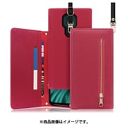 WORK50MT-RS-MG9P [LOOF SHOULDER motorola moto g9 play用 クラッチバッグ型スマホショルダーケース ロングストラップ＆カードポケット付き ダスティローズ]