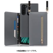 WORK50MT-GY-MGPRO [LOOF SHOULDER motorola moto g pro用 クラッチバッグ型スマホショルダーケース ロングストラップ＆カードポケット付き グレー]
