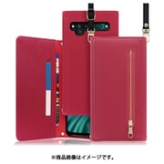 WORK50TCL-RS-T10P [LOOF SHOULDER TCL 10 Pro用 クラッチバッグ型スマホショルダーケース ロングストラップ＆カードポケット付き ダスティローズ]