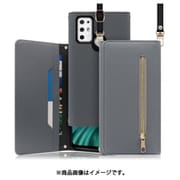WORK50TONE-GY-TE21 [LOOF SHOULDER TONE e21用 クラッチバッグ型スマホショルダーケース ロングストラップ＆カードポケット付き グレー]