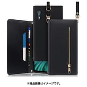 WORK50XP-BK-XZ [LOOF SHOULDER Xperia XZ/XZs 用 クラッチバッグ型スマホショルダーケース ロングストラップ＆カードポケット付き ブラック]