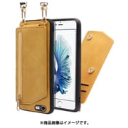 WORK54IP-YL-6P [LOOF SHOULDER-FLIP iPhone 6Plus/6sPlus 用 背面型スマホショルダーケース ロングストラップ＆カードポケット付き ゴールデンイエロー]