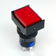 LA128AJ-11DZ-24V-R [照光式プッシュスイッチ 長方形 オルタネイト 赤色 24V]