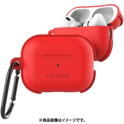 POPS for AirPods Pro（Pro 2/第1世代） 対応 ソフトケース レッド AR25042APP2