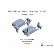 P35-038 1/35 WWII アメリカ陸軍 M3/M5スチュアート軽戦車 T16型可動式履帯（AFVクラブ用） [ディテールアップパーツ]