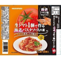 ヨドバシ.com - ヒガシマル 生トマト1個で作る 海老パスタソースの素