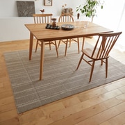 13473107-11 [ラグ DKウッド 220cm×250cm ナチュラル]