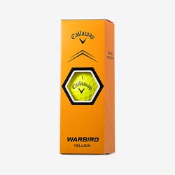 WARBIRD（ウォーバード） イエロー ボール 2ピース 2023年モデル [ゴルフボール 1スリーブ3球入り]