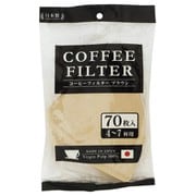 06223 [コーヒーフィルター ブラウン 4～7杯用 70枚]