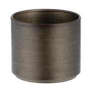 3200013DBK [プランター MC円柱ベース 直径10×高さ8.5cm アイアン ダークブラック]