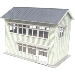 HOゲージ 2029 1/80 2階建詰所B [鉄道模型用レイアウト用品]