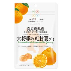ニッポンエール 鹿児島県産 大将季＆紅甘夏グミ 40g