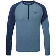 ナバLSジップティー NAVA LS ZIP T 411952 B122 ブルーフィン Lサイズ [アウトドア カットソー メンズ]
