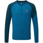 ナバLSジップティー NAVA LS ZIP T 411952 M18 ミコノスブルー Lサイズ [アウトドア カットソー メンズ]